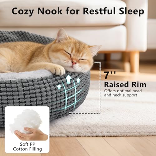 siwa mary small dog bed with attached blanket 23 inch washable anti-slip bottom calmer