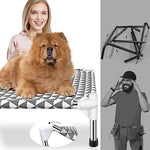 Elevated Cotton Dog Bed, Medium Size, Non-Slip Feet, 70lbs Capacity