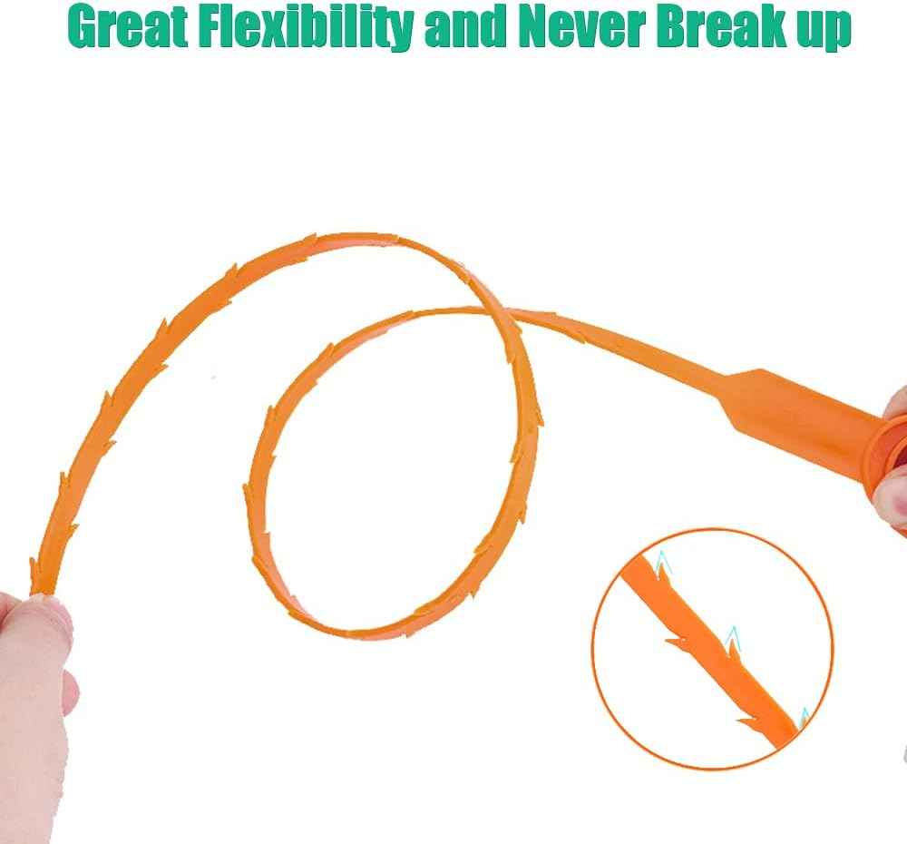 Drain Snake Hair Drain Clog Remover - 3 Pack Shower Snake Sink Unclogger Tool with Exquisite Packaging