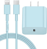 Fast Charging 20W PD USB C Wall Charger with 6FT Cable for iPhone and iPad