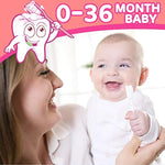 Easicuti baby tongue cleaner 42pcs disposable toothbrush for 0-36 months with free finger toothbrush