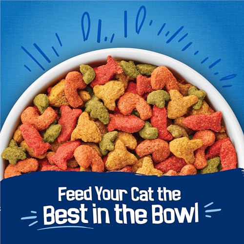 Purina friskies dry cat food seafood sensations with salmon tuna and shrimp flavors 22 lb bag