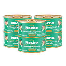 Nacho Made with Wild-Caught Chicken & Herring Recipe Wet Cat Food, 3-oz cans, Grain-Free, Bone Broth, 6-case pack