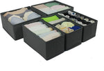 Amazon Basics Collapsible Cloth Drawer Organizer Boxes for Storage