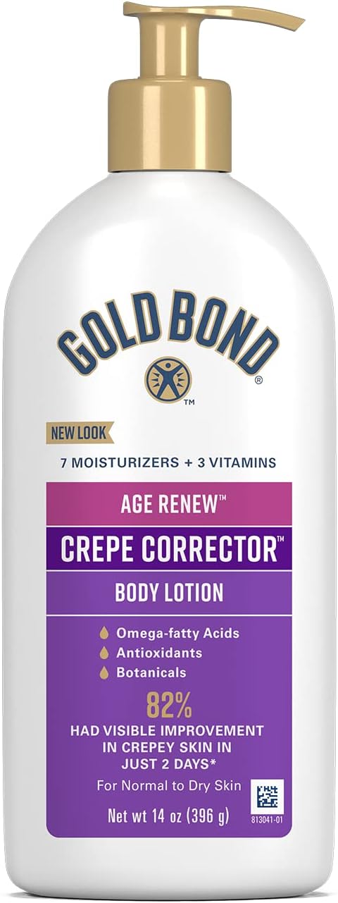 Gold Bond Age Renew Crepe Corrector Body & Face Lotion, 14 oz, Repleni ...
