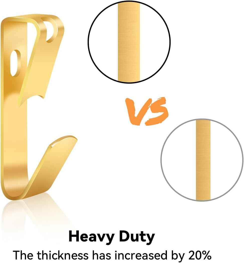 152Pcs Picture Hanging Kit, Picture Hangers 10lb, 20lb, 30lb, 50lb, 100lb Hooks with Nails, Heavy Duty Photo Frame for Pictures, Painting ,Mirror, Wall Art Mounting on Drywall, Wooden Wall