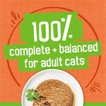 Purina Friskies wet cat food pate, 5.5 oz. cans, chicken and tuna dinner, 24-pack, complete and balanced nutrition