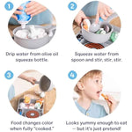 Melissa & Doug Simmer & Stir Stovetop Play Set with Water Wow!® Color Changing Play Food Preschool Toy Ages 3+