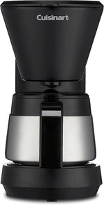 Cuisinart 5-Cup Coffee Maker with Stainless Steel Carafe and Removable Water Reservoir