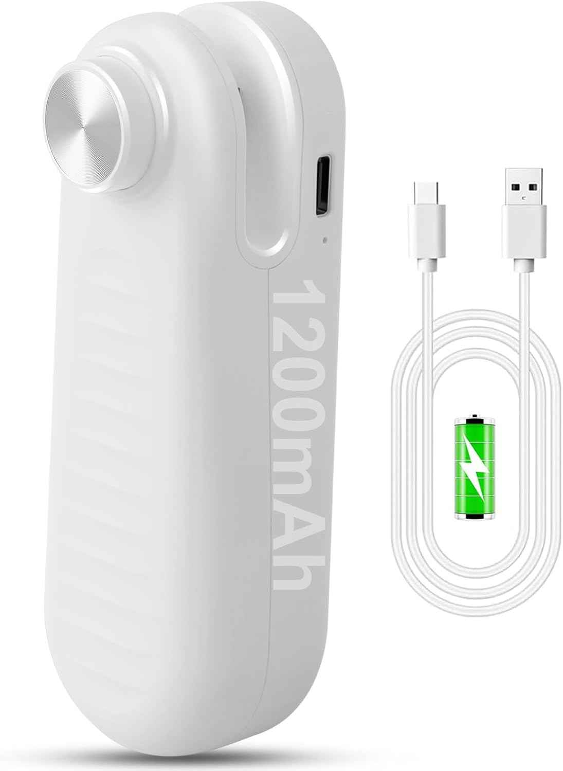 2 in 1 Mini Bag Sealer, Bag Sealer Heat Seal with Cutter, USB C Rechargeable Chip Bag Sealer Heat Seal, Portable Bag Resealer for Plastic Bags Snacks & Food Storage,Bright Black