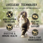 purina pro plan liveclear high protein cat food salmon rice formula 7 lb bag