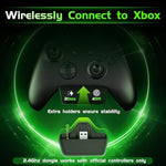 Black wireless gaming headset for Xbox Series X/S, Xbox One, PS5, PC, and Mac with Bluetooth 6.0 and flip-to-mute noise-canceling mic