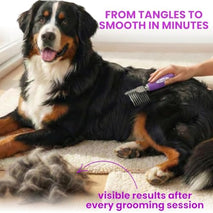 poodle-dematting-fur-rake-comb-brush-for-dogs-and-cats-with-long-2.5inch-steel-safety-blades