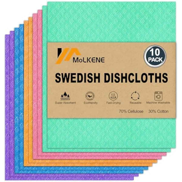 mo-kene-swedish-dish-cloths-10-pack-reusable-ultra-absorbent-kitchen- cleaning-cloths-made-from-wood-cellulose-and-cotton