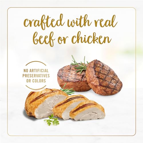 Purina fancy feast chicken and beef classic pate grain free wet cat food variety pack 3 oz pull-top cans