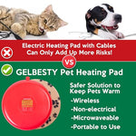 gelbesty original pet heating pad microwave waterproof outdoor warming safe for newborn kittens puppies dogs cats
