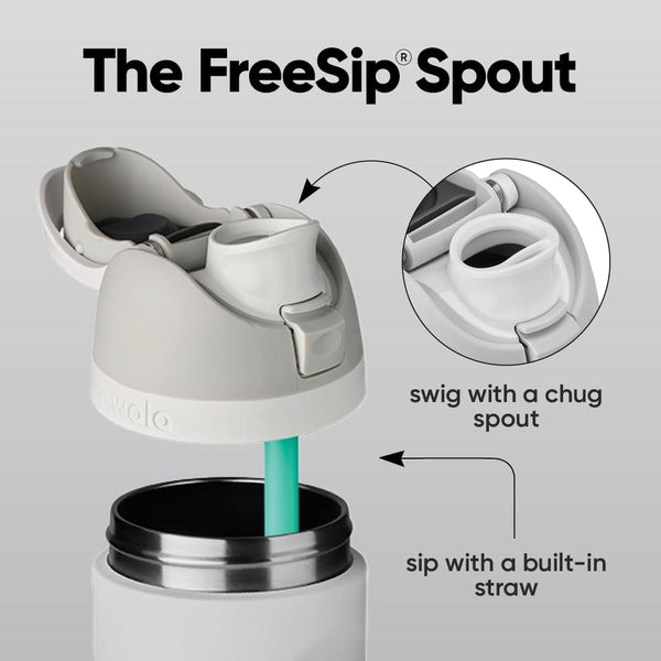 32-ounce insulated stainless-steel water bottle with straw for travel