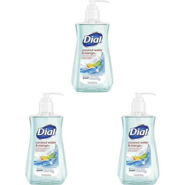 Dial Liquid Hand Soap, Coconut Water & Mango, 7.5 Ounce