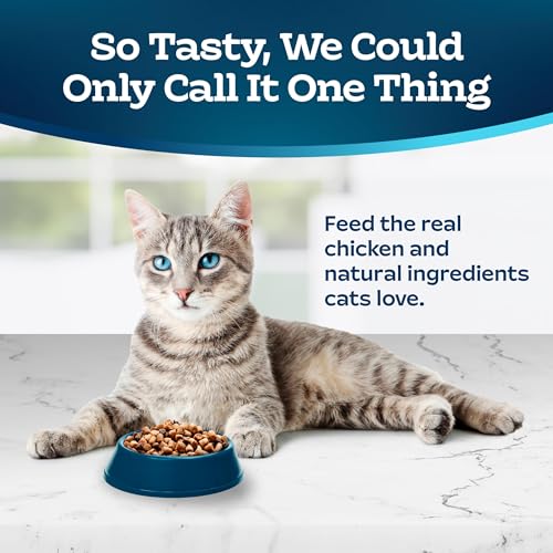 Blue Buffalo Tastefuls Adult Cat Food, Hairball Control, Chicken & Brown Rice Recipe, 7-lb Bag