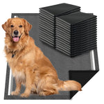 charcoal dog pee pads extra large 28”x34”, 30 count, puppy potty pads for odor control, x-large