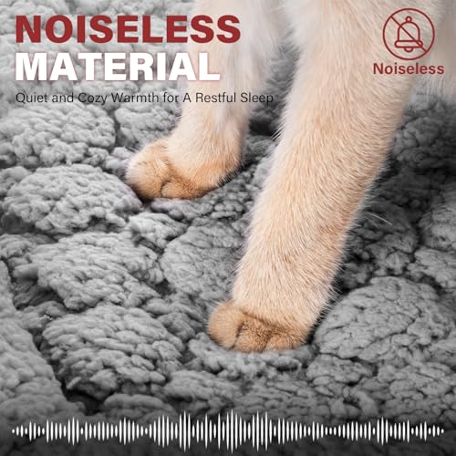 mora pets self warming cat bed self heating pet pad with bolster and foam grey 20 inch