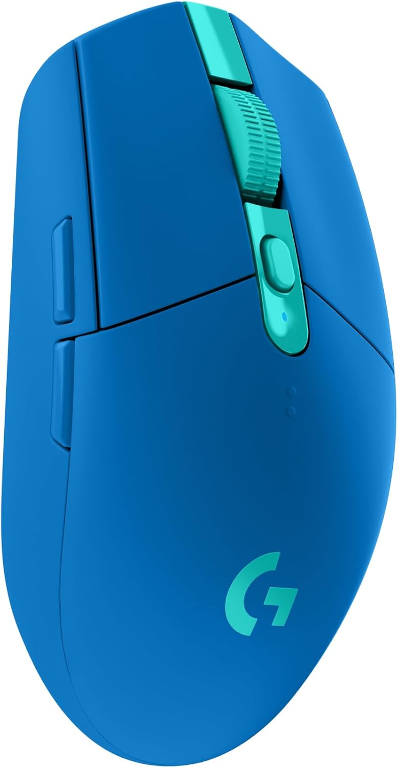 Logitech G305 Lightspeed Wireless Gaming Mouse, Hero Sensor, 12,000 DPI, Lightweight, 6 Programmable Buttons, 250h Battery, On-Board Memory, Compatible with PC, Mac - Black