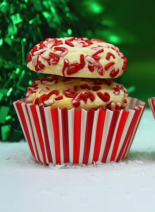 Holiday Sprinkles Set 12 Count 11.85 Oz Different Types in Box, Cake - Cookies Sprinkles For Christmas-Party, Kosher,Jimmies, Stars, Nonpareils and more