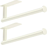 ASTOFLI Paper Towel Holder 304 Stainless Steel, Under Cabinet, Self-Adhesive, Matte Black, 12 Inch, No Drill