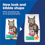 Hills Science Diet Adult 1-6 Perfect Weight Cat Food, 3lb Chicken Recipe, Weight Management Support