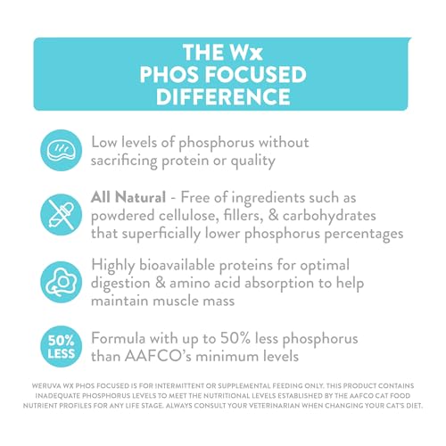Weruva Wx Phos Focused Natural Wet Cat Food, Our Lowest Phosphorus Formulas