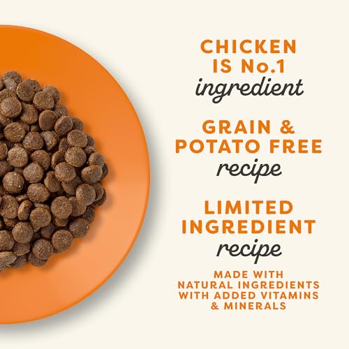 Applaws Grain-Free Limited Ingredient Dry Cat Food 4 Pound Bag with Added Vitamins & Minerals