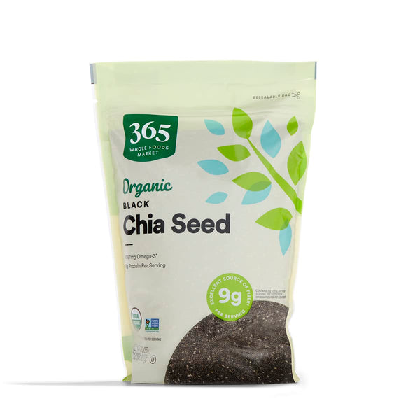 365 Organic Black Chia Seeds 15 Ounce Whole Foods Market