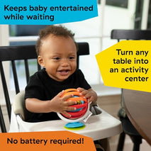 Baby Einstein Sticky Spinner BPA-Free High Chair Activity Toy for 3 Months+ Babies, Durable and Easy to Clean