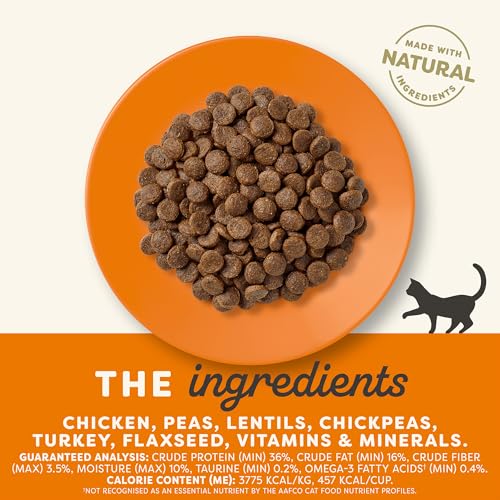Applaws Grain-Free Limited Ingredient Dry Cat Food 4 Pound Bag with Added Vitamins & Minerals