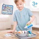 Melissa & Doug Simmer & Stir Stovetop Play Set with Water Wow!® Color Changing Play Food Preschool Toy Ages 3+
