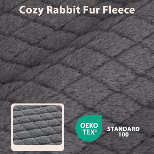 joejoy xl orthopedic dog bed grey 41x27 extra thick egg memory foam