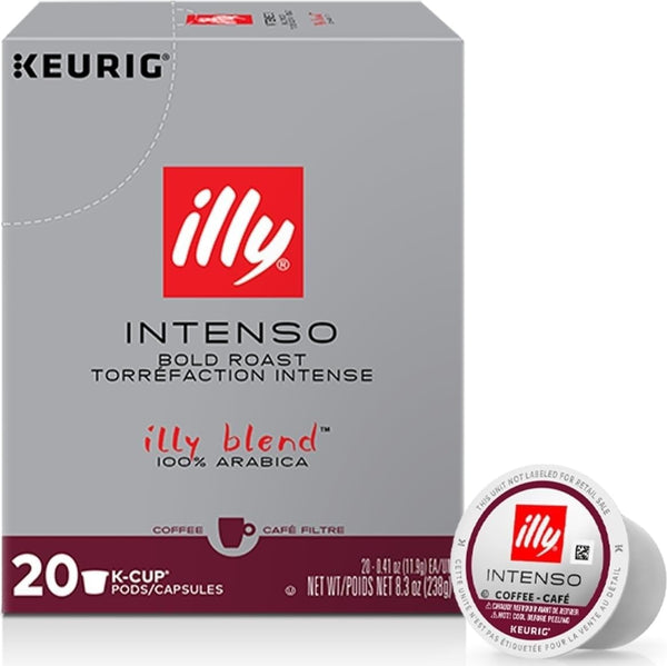 illy Coffee Pods for Keurig Machines, 100% Arabica, 32 Count, 1 Pack