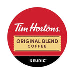 Tim Hortons Original Blend Medium Roast Coffee K-Cup Pods Compatible with Keurig Brewers 24 Count