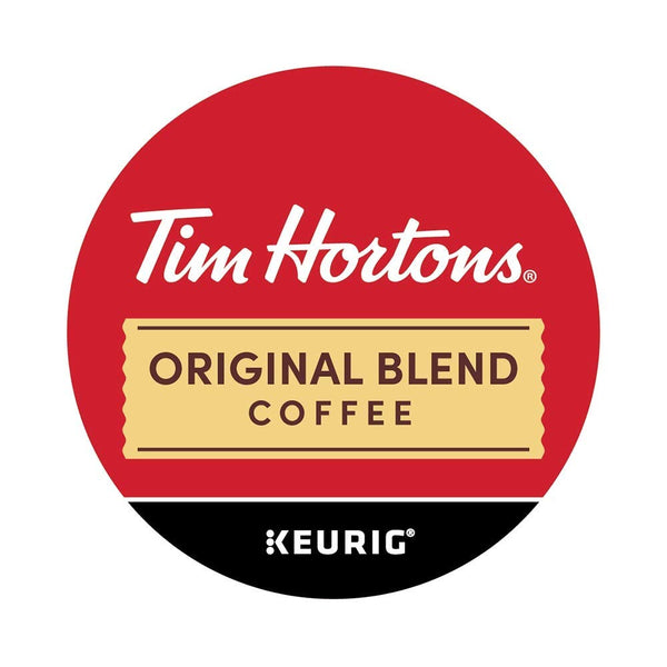 Tim Hortons Original Blend Medium Roast Coffee K-Cup Pods Compatible with Keurig Brewers 24 Count