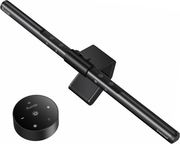 Quntis computer monitor lamp for eye caring with auto-dimming and touch control