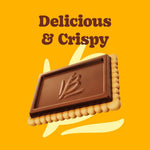 Bauducco Choco Biscuit Cookies, Individually Wrapped, 25.3 oz, Pack of 40