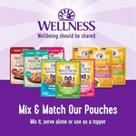 Wellness Healthy Indulgence Morsels Adult Wet Cat Food, Natural, Protein-Rich, Grain-Free, 8 Pack