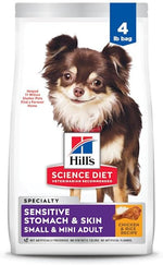 Hill's Science Diet Sensitive Stomach & Skin Adult Dog Food Small & Mini Breeds Chicken Recipe 4 lb Bag