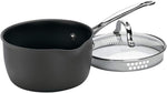 Cuisinart 1-Quart Saucepan with Nonstick Hard Anodized Exterior and Cover