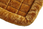 MidWest Homes for Pets QuietTime XXS Dog Bed - Cinnamon Faux Fur Bolster for Small Dogs and Cats