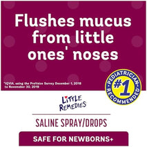little remedies saline nasal spray and drops for newborns, 1 fl oz, pediatrician-recommended, no alcohol, drug-free