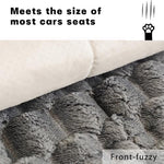 Non-Slip Fuzzy Backseat Pet Mat for Car, 24.8x54 inch, Pet-Friendly Seat Cover for Travel