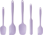 5 Piece Silicone Spatula Set for High Heat Resistant Non-Stick Cooking