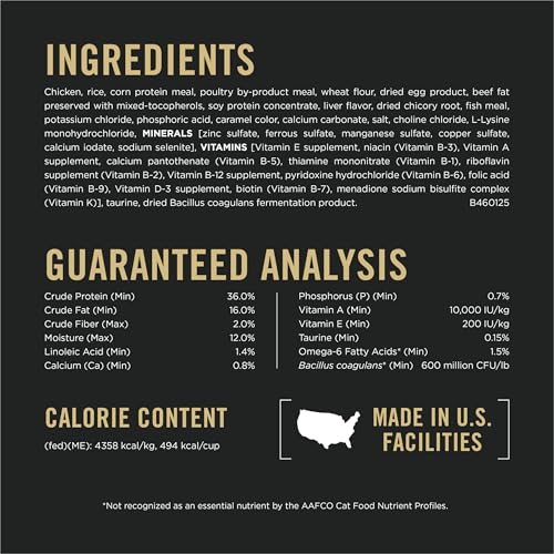 Purina Pro Plan LIVECLEAR Chicken and Rice High Protein Cat Food for Allergen Reduction