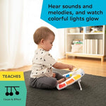 Baby Einstein Glow & Discover Light Bar Musical Toy, Activity Station for Infants Ages 3 Months+ with 3 Learning Modes